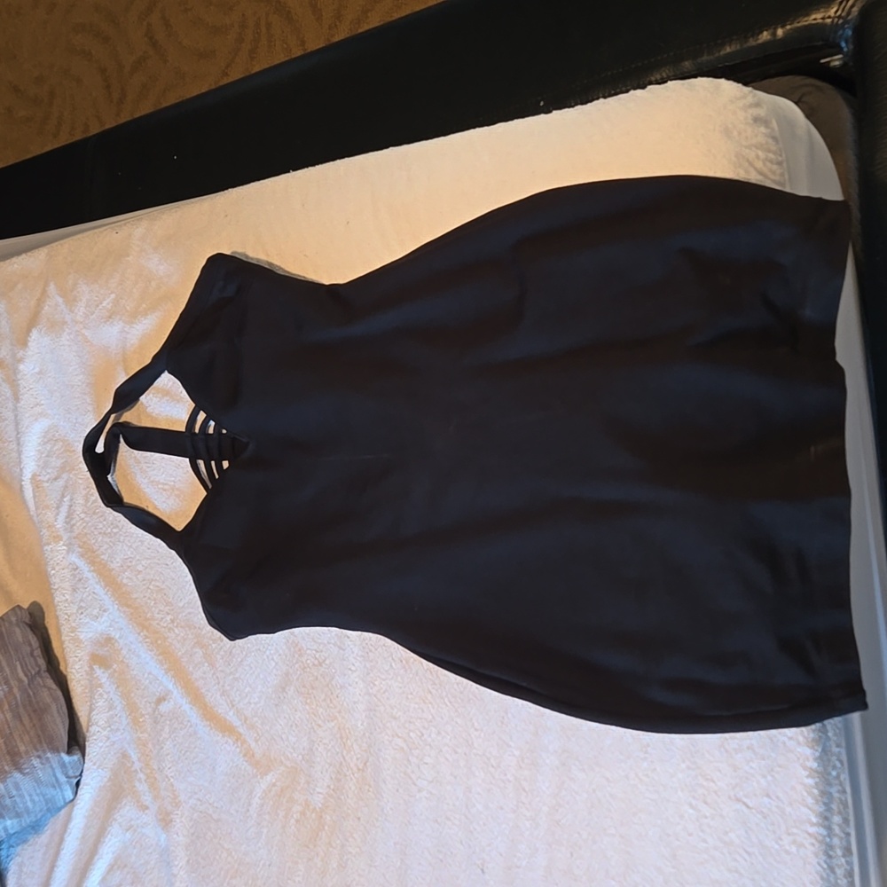 Windsor black Halter strap dress, size small
